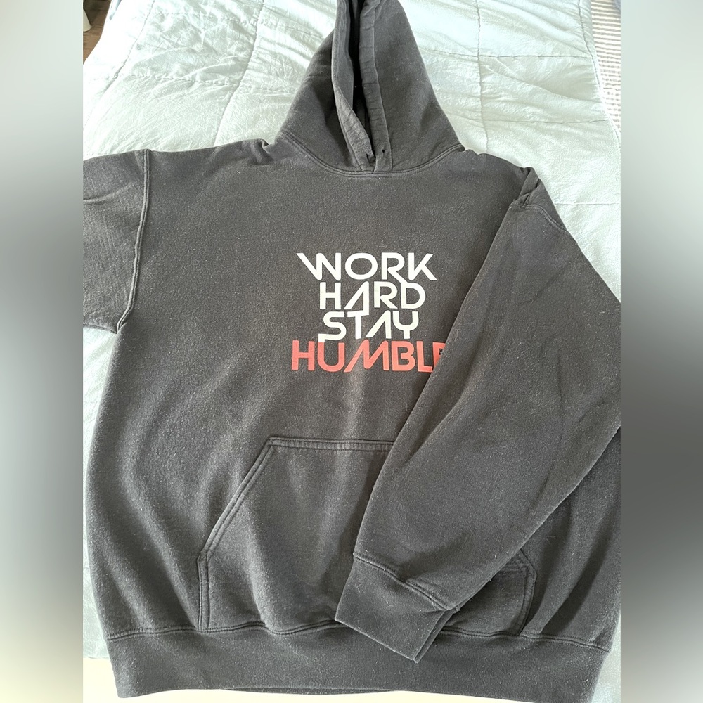 Men’s Hoodie “Work Hard Stay Humble”
